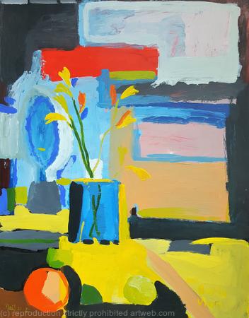 Still Life with Freesias (for Boris Vian)