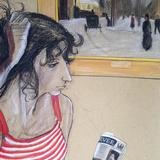 At Four in the Tate (Sue with Observer)