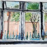 Studio Window in May, Ilkeston