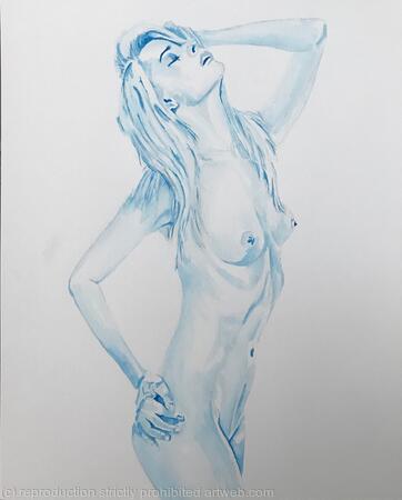 Blue nude