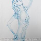 Blue nude
