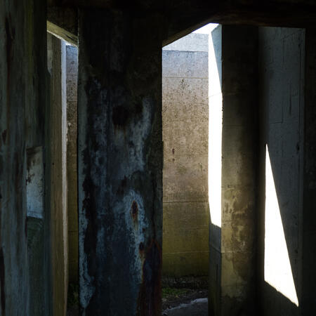 Gun emplacement interior