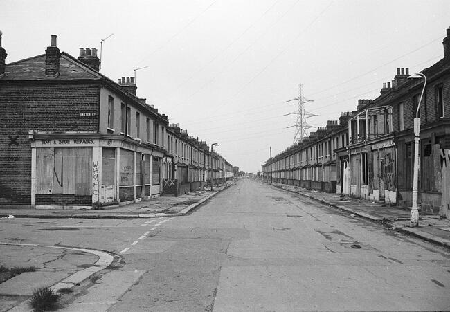 Awaiting development. Baxter Street, E16