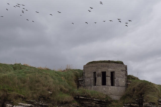 Searchlight emplacement