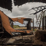 Paravane depot, collapse 2018