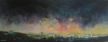 Morning Stormlight (Sheffield From Meersbrook Park)