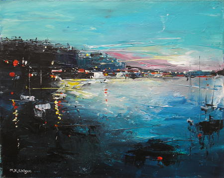 Evening, Harbour Lights