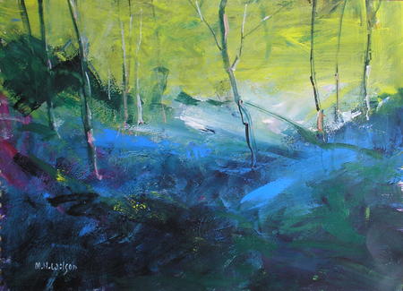 Moning Sunlight  Bluebells