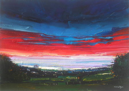 Alpaca View, Sunset From Ringinglow