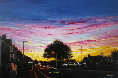 Eccy Road Sunset (Autumn)