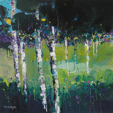 Bluebell Wood Birches