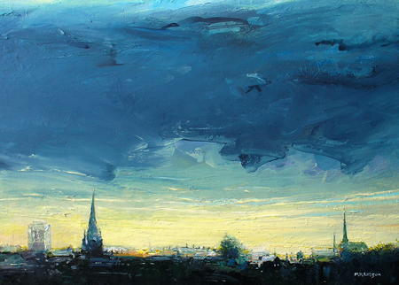 Rotherham Skyline Revisited [Dawn Stormclouds]