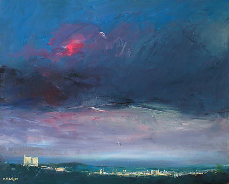 Cityscape 1 [Evening Storm Light]