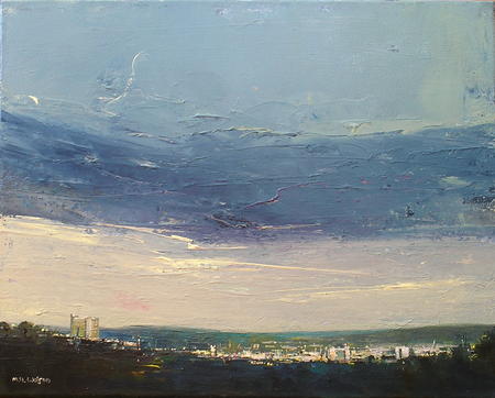 Evening Grey Sky, Storm Light