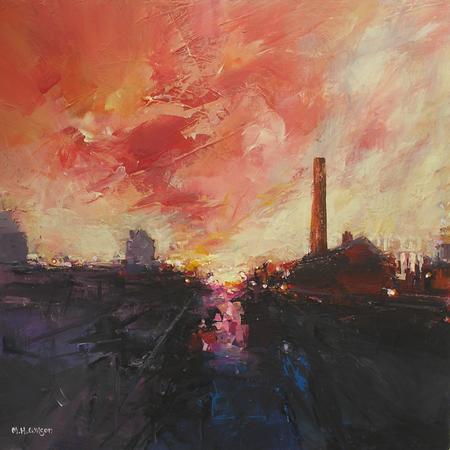 Chimney House Sunset