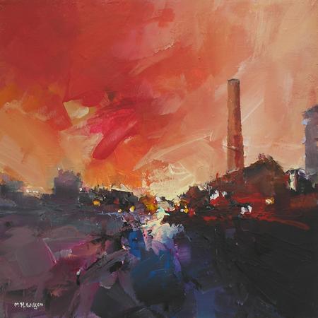 Chimney House Sunset 2