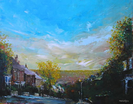 Conduit Road (Dawn Autumn Sky over Sheffield)