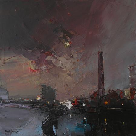 Chimney House At Dusk