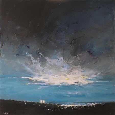 Blue City Storm Light