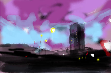 Stormy Sunset From Midland Station