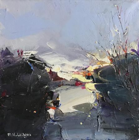 Golden Blue Sunrise, River Don