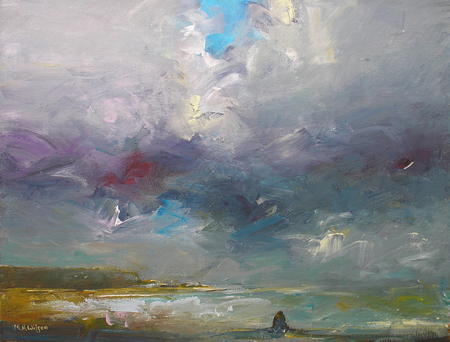 Storm Sky Light, Saltwick Bay (Black Nab)