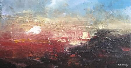 A Sunset, Stanage Edge 1