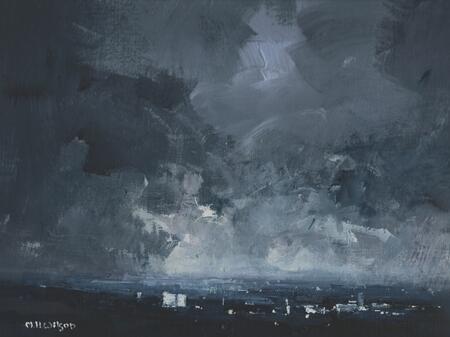 Blue Grey Storm Light 2