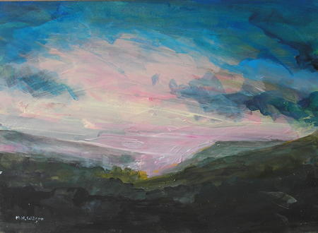 Sunrise, mist  rain [from Higger Tor]