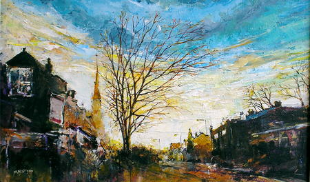 Winter Stormlight, Ecclesall Road, Sheffield