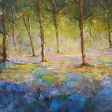 Bluebells and Morning Light 2