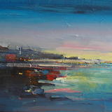 Evening Harbour, Whitby Lights