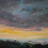 Storm Clouds at Sunset over Sheffield