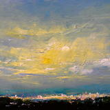 Evening Sky, Last Sunlight Over Sheffield