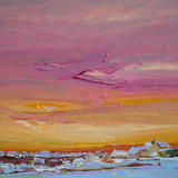 Sunrise and Snow [from Bingham Park]