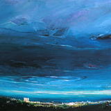 Evening Storm Sky, Last Sunlight