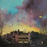 Winter Sunset Ranmoor Inn