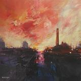 Chimney House Sunset