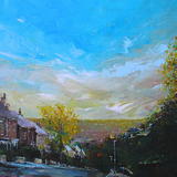 Conduit Road (Dawn Autumn Sky over Sheffield)