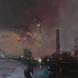 Chimney House At Dusk