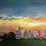 Winter Sunset A (Middleton Hall)