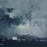 Blue Grey Storm Light 