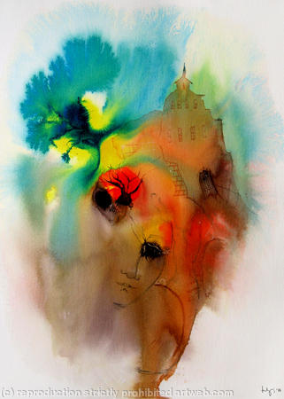 The mythical stag and the starred-eyed