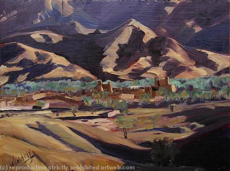 Draa Valley, Afternoon Light