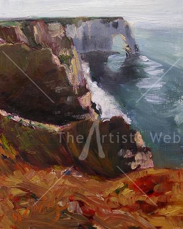 Etretat in Winter 08 2