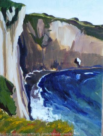 Beginning An Arch, Etretat