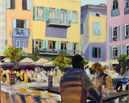 Valbonne Square from Auberge Provencal