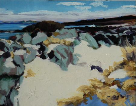 Rocks and White Sands, North Beach Iona
