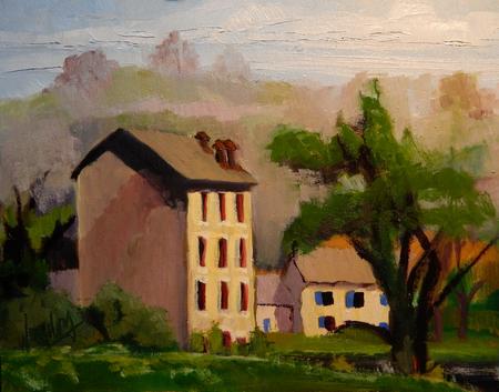 Mill at Pont Morvan, Brittany