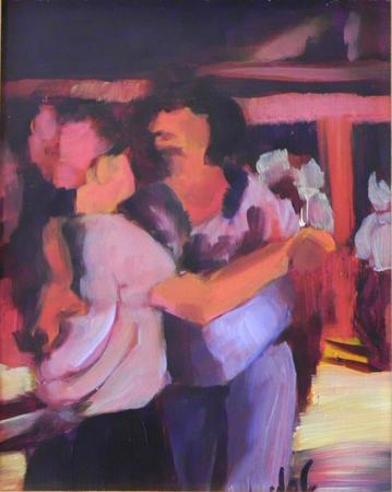 Bandera Cabaret #2, study for Cabaret Welcome